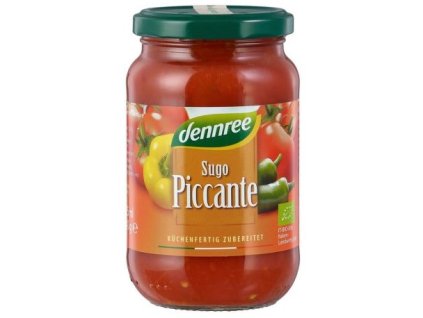 Dennree Omáčka rajčatová se zeleninou pikantní BIO 340 g