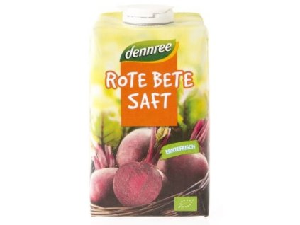 Dennree Šťáva z červené řepy BIO 500 ml