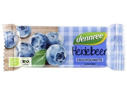 Dennree Tyčinka ovocná borůvka BIO 40 g