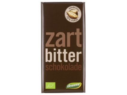 Dennree Čokoláda hořká 70% BIO 100 g