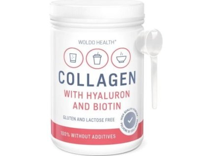 Allnature WoldoHealth Kolagen s kyselinou hyaluronovou 500 g