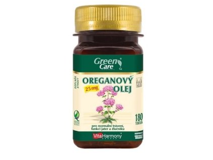 VitaHarmony Oreganový olej 25 mg 180 tobolek