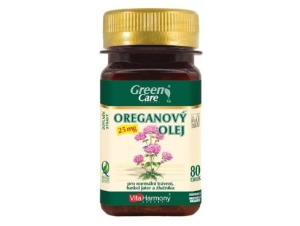VitaHarmony Oreganový olej 25 mg 80 tobolek