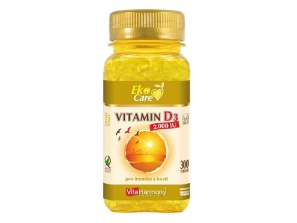 VitaHarmony Vitamin D3 2.000 m.j. (50 µg) 300 tobolek