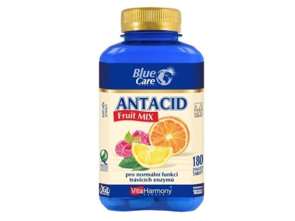 VitaHarmony XXL Antacid Fruit MIX 180 žvýkacích tablet