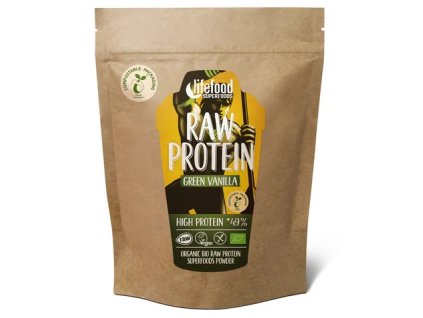 Lifefood Protein vanilkový s mladým ječmenem RAW BIO 450 g