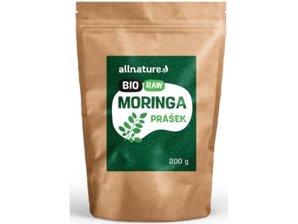 Allnature Moringa prášek RAW 200 g