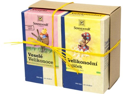 Sonnentor Čaj Dárkové balení 2 čajů – Velikonoce