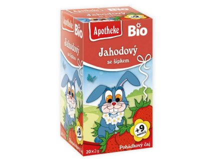 Aphoteke Čaj dětský Jahodový se šípkem BIO 40 g