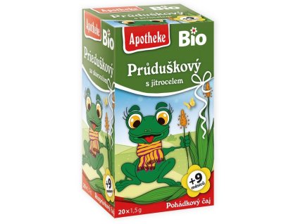 Apotheke Čaj dětský Průduškový s jitrocelem 20 sáčků BIO 30 g