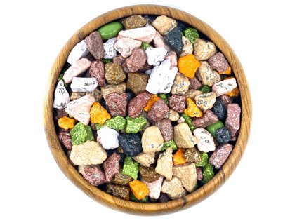 Zdravoslav Čokoládové kamínky v barevné čokoládě 250 g
