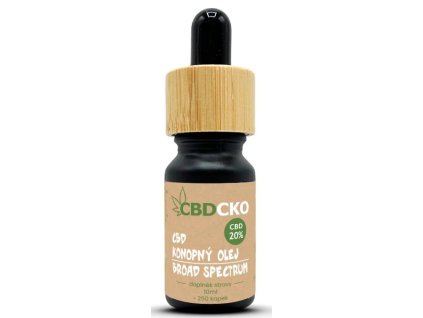 CBDCKO CBD olej 20% broad spectrum 10 ml
