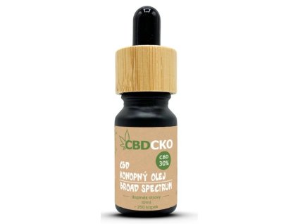 CBDCKO CBD olej 30% broad spectrum 10 ml