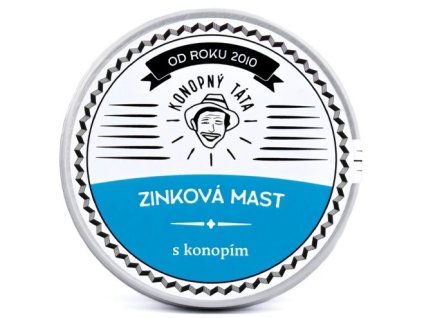 Konopný táta Zinková mast s konopím 80 ml