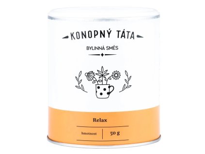 Konopný táta Konopný čaj Relax 50 g