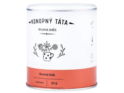 Konopný táta Konopný čaj Krevní tlak 50 g