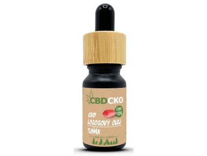 CBDCKO 10% CBD olej pro zvířata s příchutí tuňáka 10 ml