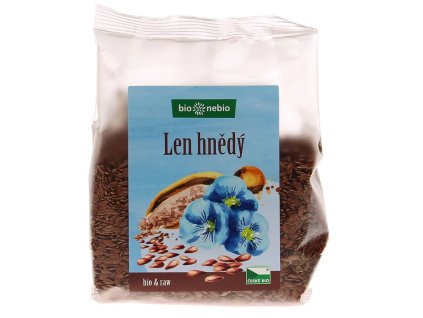 Bio nebio Semínko lněné české BIO 200 g