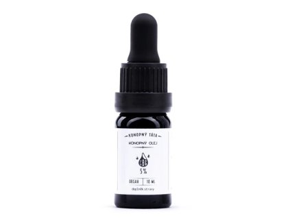 Konopný táta CBG Konopný olej 5% 10 ml