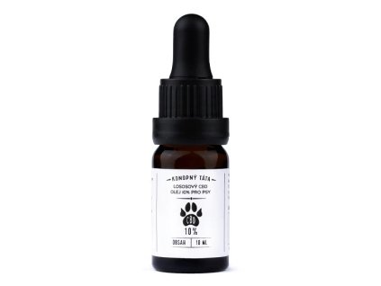 Konopný táta Lososové CBD kapky pro psy 10% 10 ml