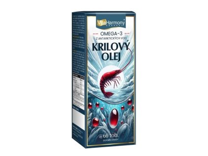 VitaHarmony Krilový olej 1200 mg (Omega 3) 60 tobolek