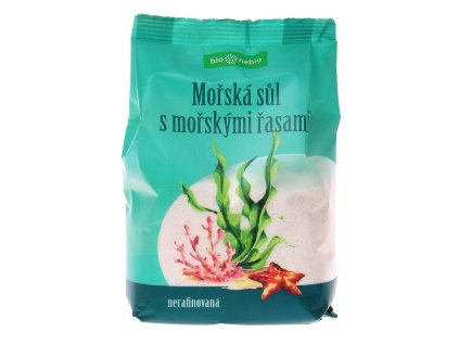 Bio Nebio Sůl mořská s mořskými řasami 500 g