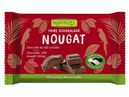 Rapunzel Čokoláda mléčná s nugátem BIO 100 g
