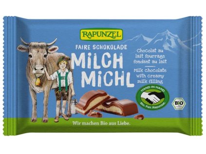 Rapunzel Čokoláda mléčná s mléčnou náplní BIO 100 g