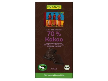 Rapunzel Čokoláda hořká 70 % BIO 80 g