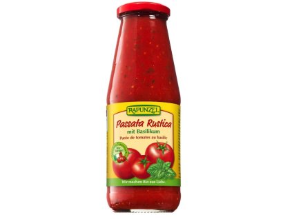 Rapunzel Passata s bazalkou Rustica BIO 680 g