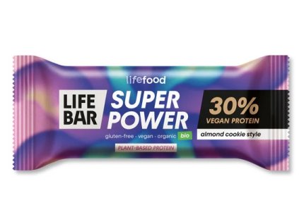 Lifefood Tyčinka Lifebar mandlová Super Power BIO 40 g