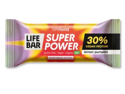 Lifefood Tyčinka Lifebar citronová Super Power BIO 40 g