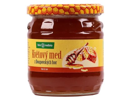 Bio nebio Med květový z Doupovských hor BIO 500 g