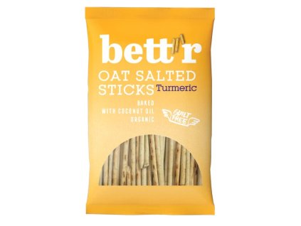 Bett´r Tyčinky ovesné slané s kurkumou BIO 50 g