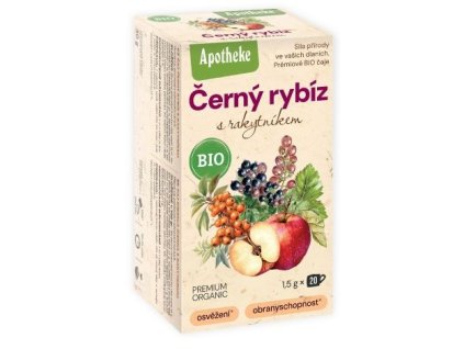 Aphoteke Čaj Černý rybíz s rakytníkem BIO 30 g