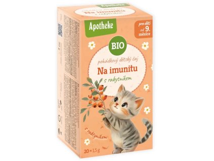 Aphoteke Čaj dětský Na imunitu s rakytníkem BIO 30 g