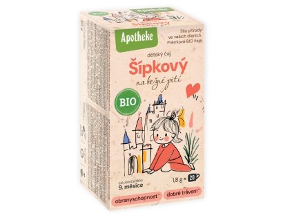 Aphoteke Čaj dětský Šípkový na běžné pití BIO 36 g