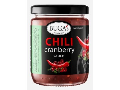 BUGA´s Chilli omáčka s brusinkami sklo 170 g