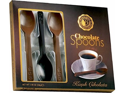 Bolci Čokoládové lžičky z mléčné a hořké čokolády 54 g