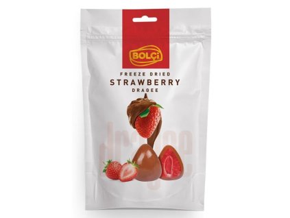 Bolci Lyofilizované celé jahody v mléčné čokoládě 80 g