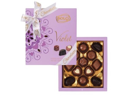 Bolci Violet Pastel - mix pralinek s dárkovou taškou 130 g