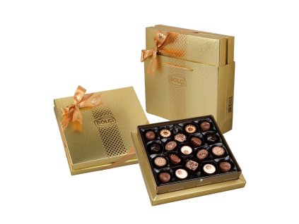 Bolci Diamond Gold Box - mix pralinek s dárkovou taškou 215 g
