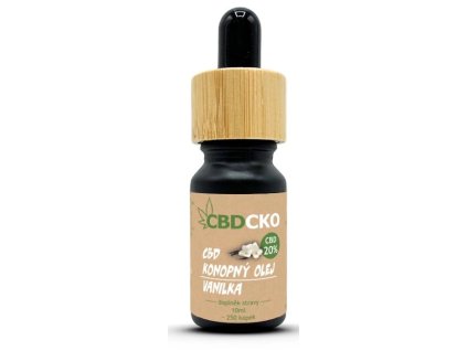 CBDCKO CBD olej vanilka 20% 10 ml