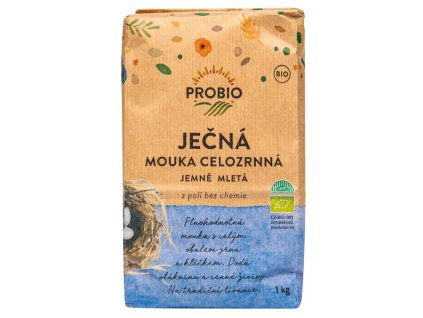 Probio Mouka ječná celozrnná jemně mletá BIO 1 kg