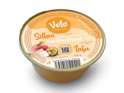 Veto Eco Tofu hedvábné s příchutí broskev a maracuja 125 g
