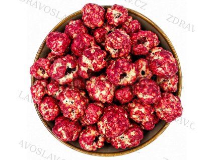 Zdravoslav Mrazem sušené maliny v bílé čokoládě 1000 g