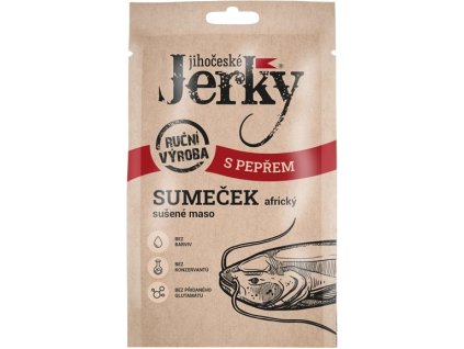 Jihočeské Jerky sumeček s pepřem 20 g