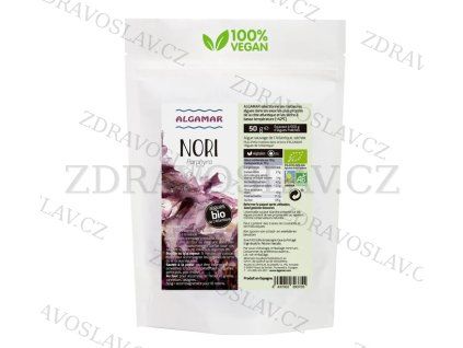 Algamar Mořské řasy Nori vločky BIO 50 g