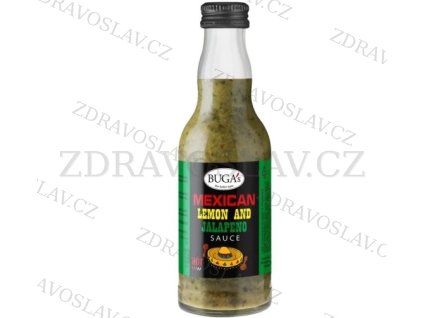 BUGA´s Mexická omáčka s citronem a jalapeno sklo 215g/190ml