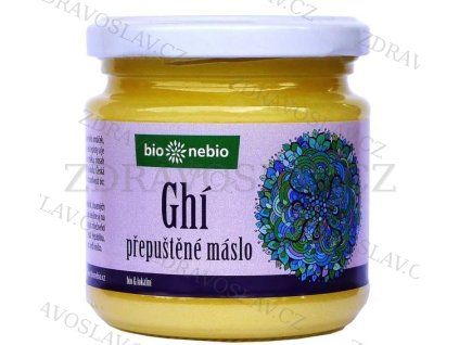 Bio nebio Máslo přepuštěné ghí ČESKÉ BIO 425 ml